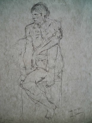 Life drawing by Ron Freeman