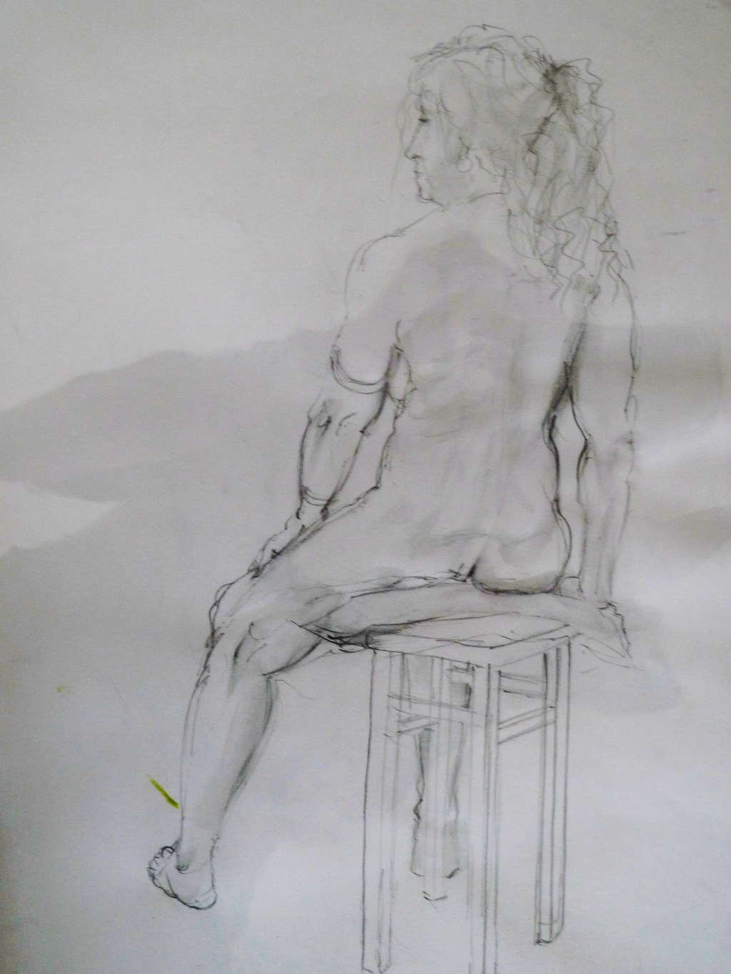 Life drawing by Ron Freeman