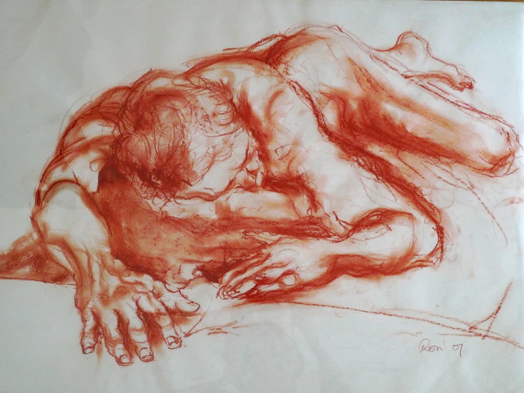 Life drawing by Ron Freeman