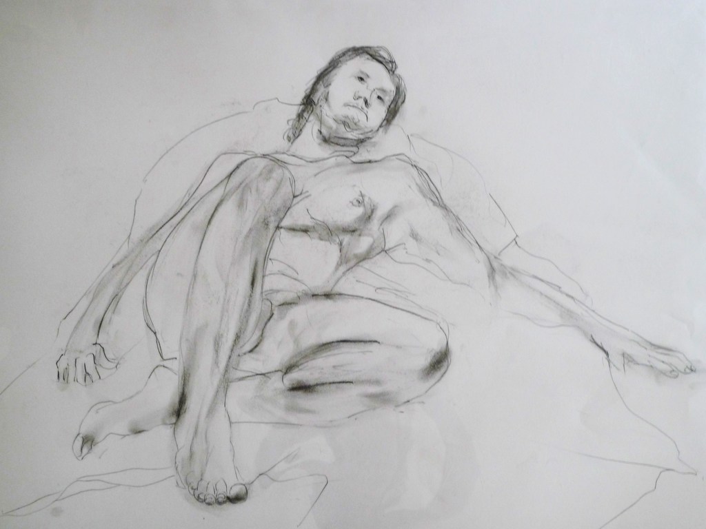 Life drawing by Ron Freeman