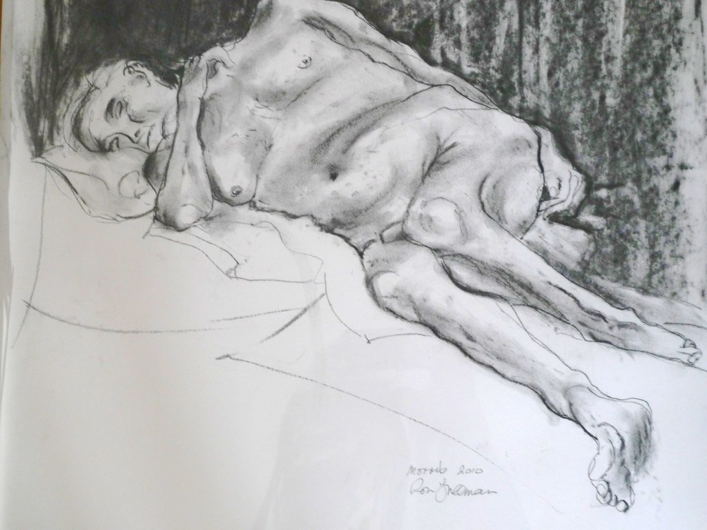 Life drawing by Ron Freeman