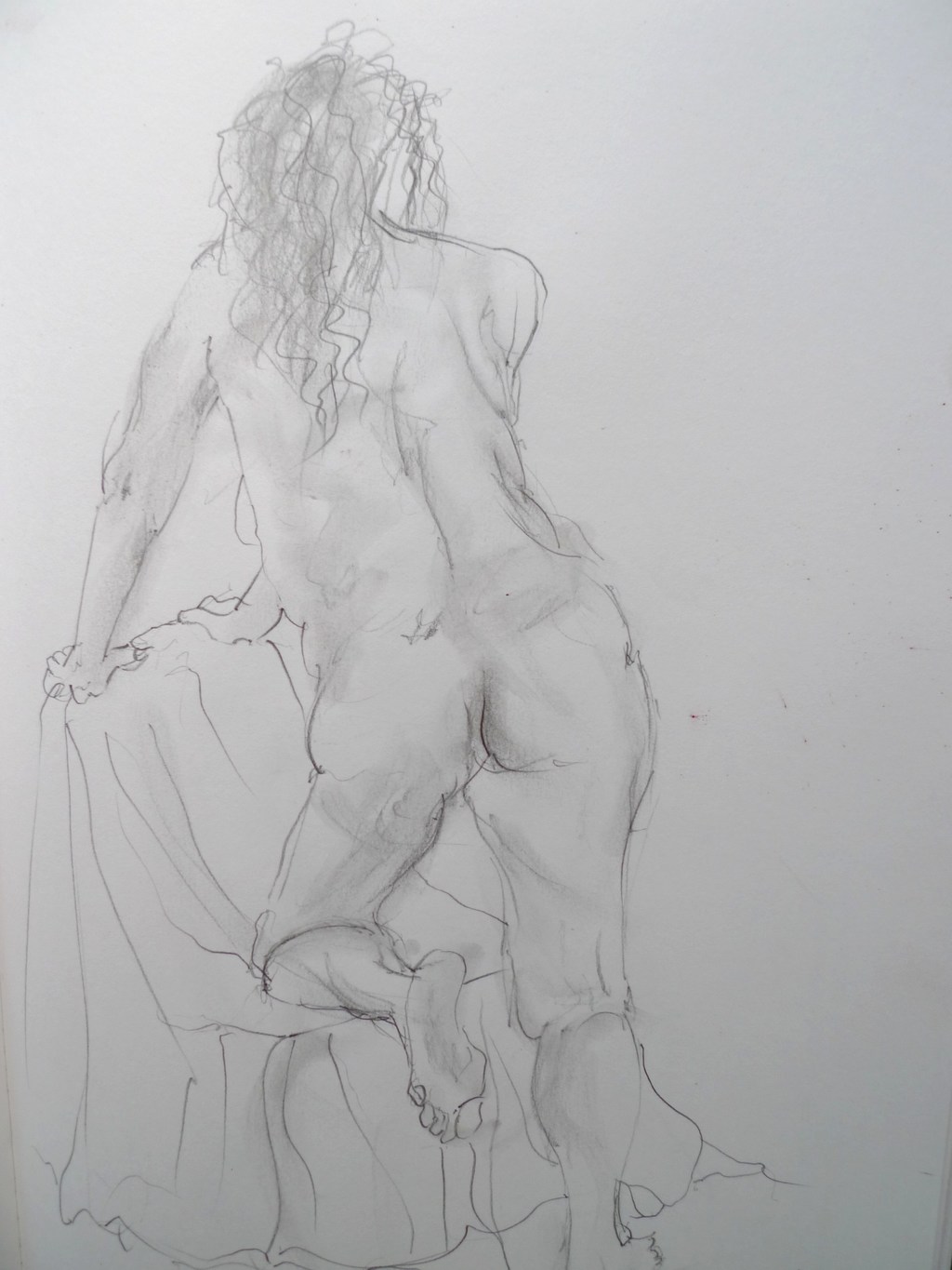 Life drawing by Ron Freeman