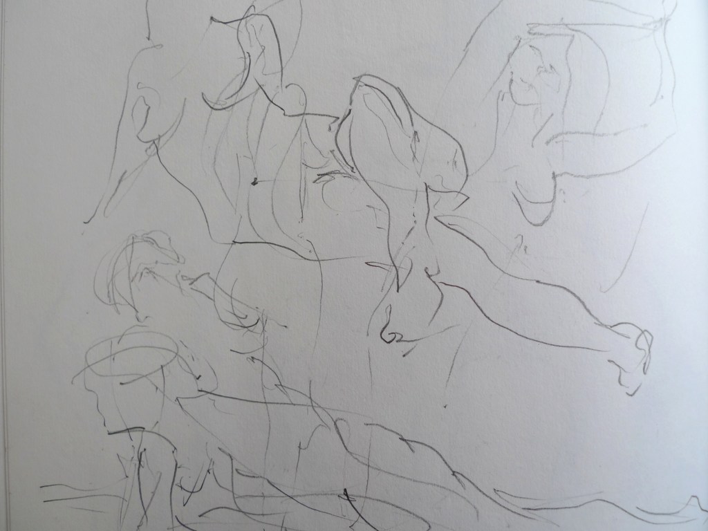 Life drawing by Ron Freeman