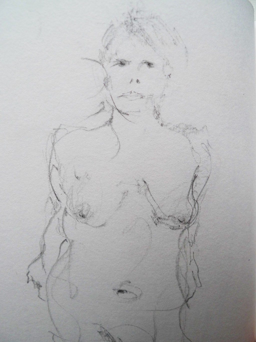 Life drawing by Ron Freeman