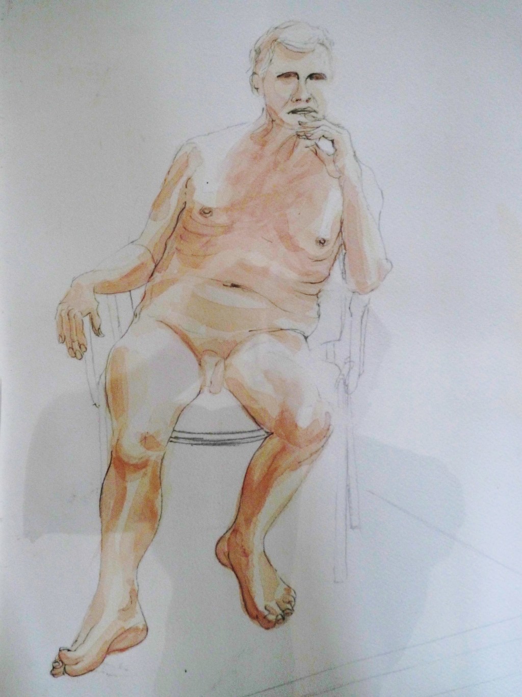 Life drawing by Ron Freeman