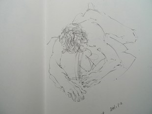 Life drawing by Ron Freeman