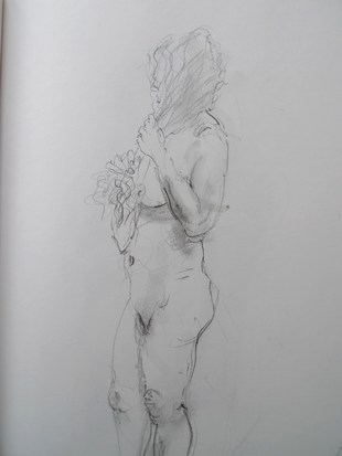Life drawing by Ron Freeman