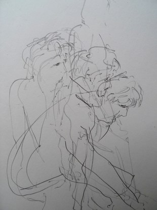 Life drawing by Ron Freeman