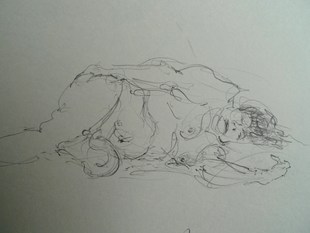 Life drawing by Ron Freeman