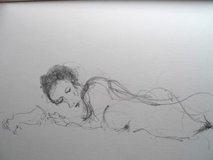 Life drawing by Ron Freeman